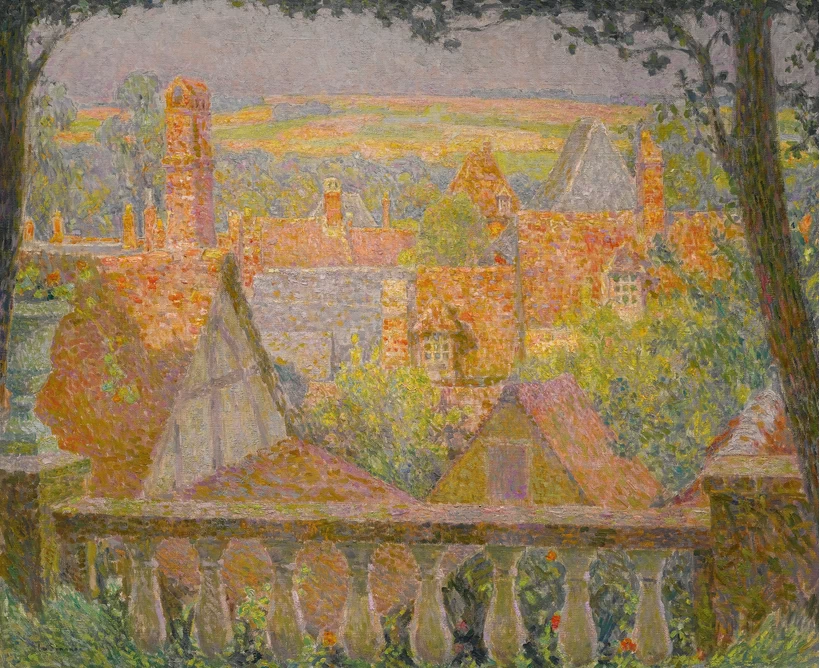 Henri Le Sidaner - 233, Sui tetti, Gerberoy